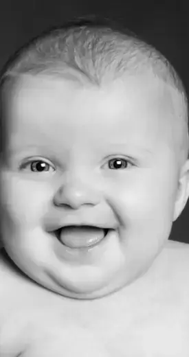 Laughing baby