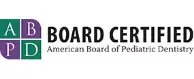 Board Certified American Board of Pediatric Dentistry logo